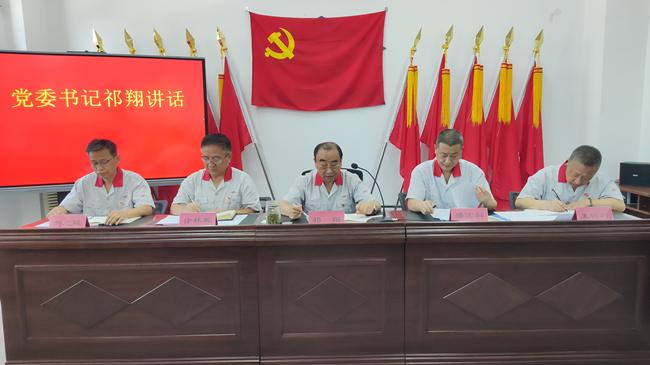 公司召开庆“七一”党委工作总结暨表彰大会