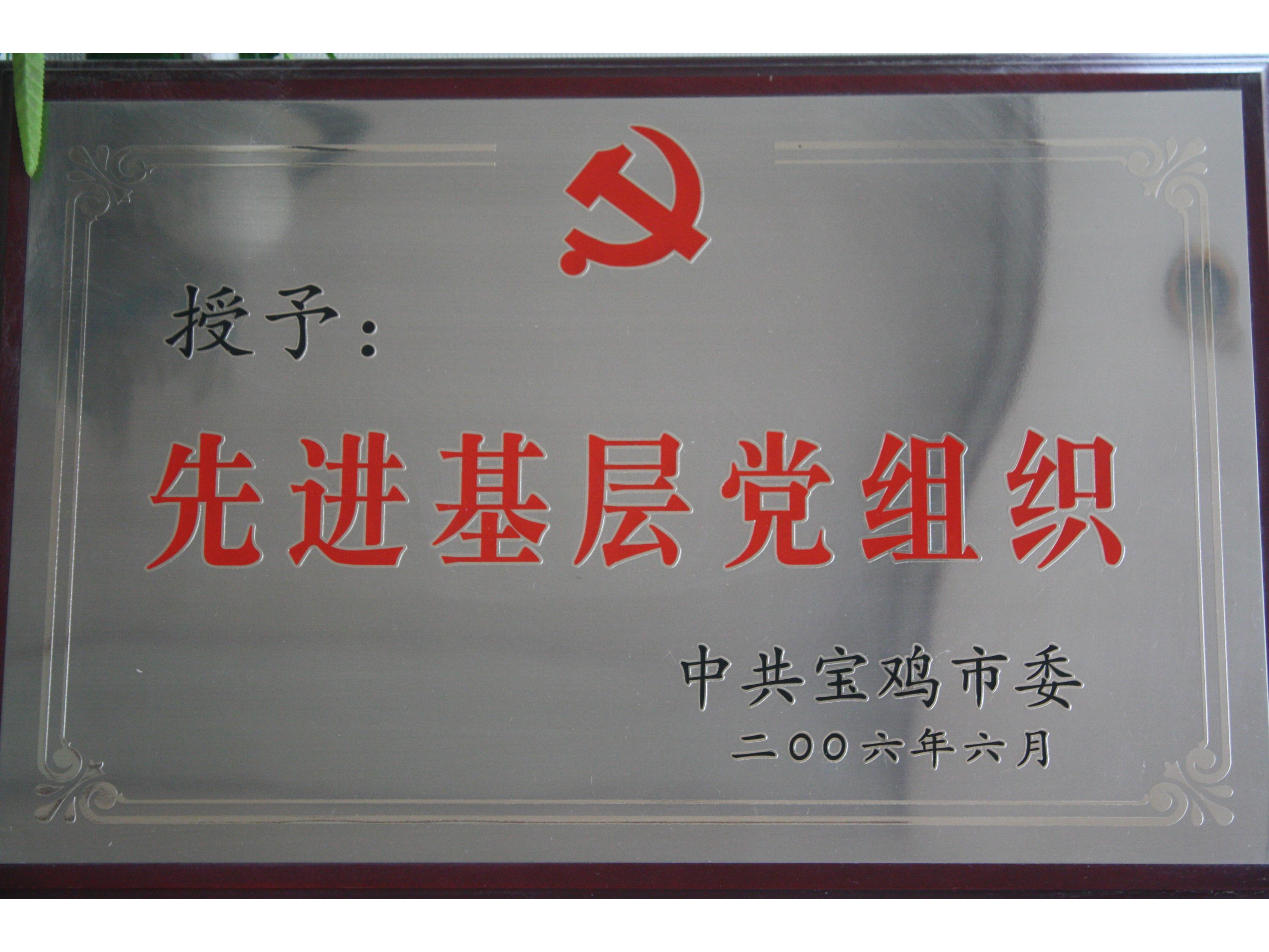 宝鸡市先进基层党组织